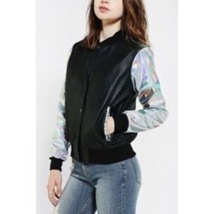 Jackets & Coats - Lip Service Cult Hologram Bomber Jacket Jackets & Coats - Lip Service Cult Hologram Bomber Jacket